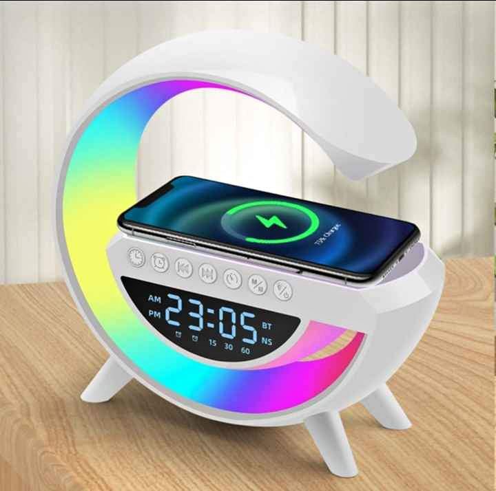 Lámpara parlante BT radio y cargador