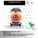 ALCANCIA COHETE PARA NIÑOS